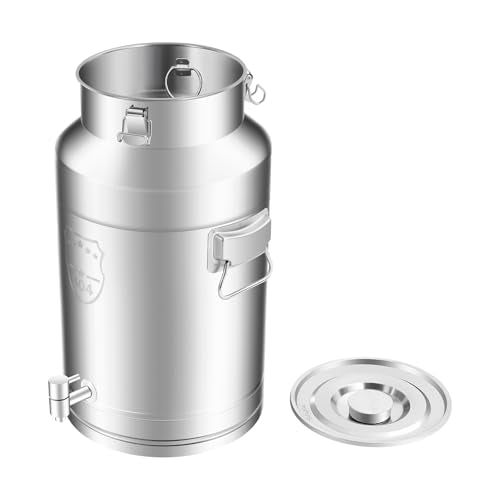 304 Stainless Steel Milk Bucket with Faucet