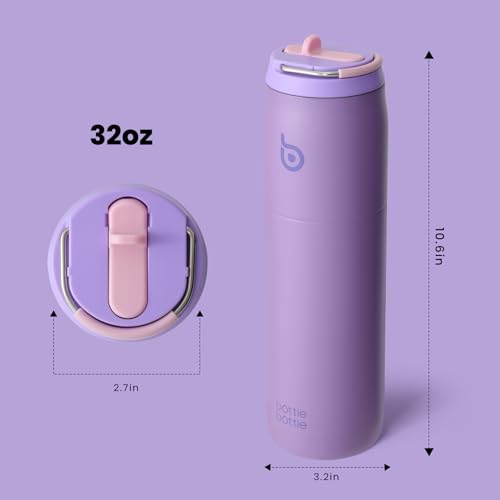 Stainless Steel Water Bottle 32 oz Violet