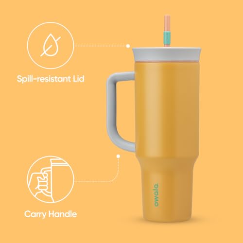Tumbler Stainless Steel Water Bottle 40 oz Tropical