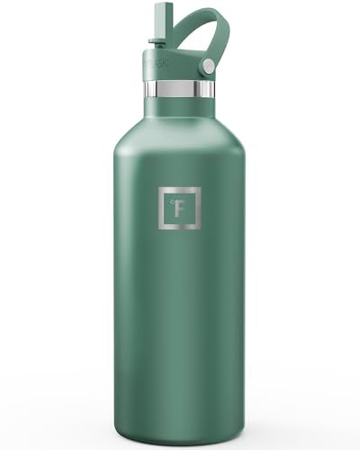 32 oz Narrow Mouth Water Bottle with Straw