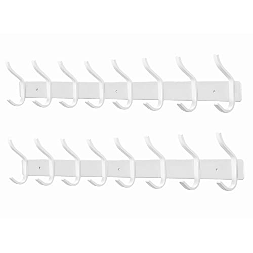 White Coat Rack Wall Mount