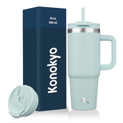30 oz Insulated Tumbler Water Bottle with Handle