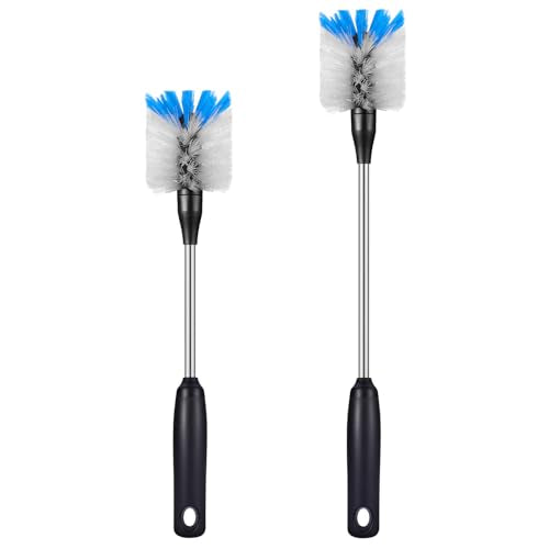 Stainless Steel Bottle Brush with Replaceable Head (2 Count)