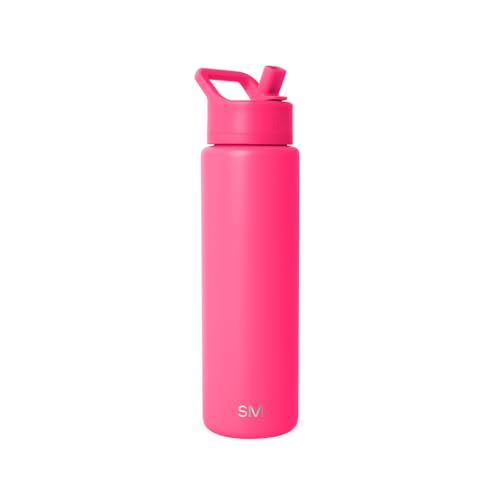 Insulated Water Bottle with Straw
