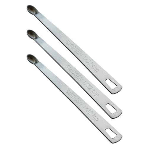 3PCS 1/32tsp(0.16ml) Mini Measuring Spoon, Small Teaspoon for Tiny Amounts (3 Count)