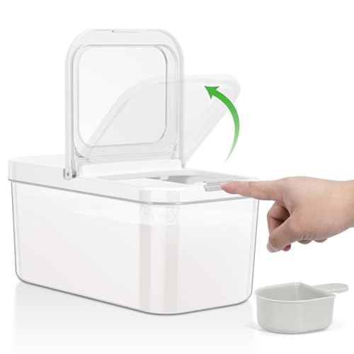 12 Lbs Rice Flour Sugar Storage Containers Dry Food Holder with Flip