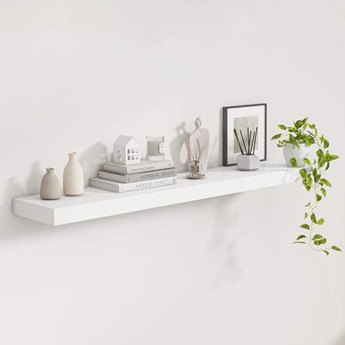 White Floating Shelves 48 InchLong