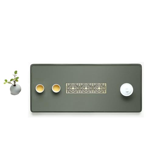 Tea Set Natural Tianluo Green Stone Tea Tray Original Stone Whole Rare Stone Household Simple Tea Table Kung Fu Tea Tray Chinese Tea Set