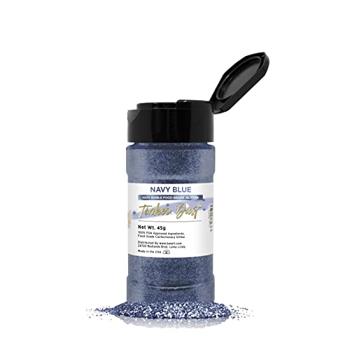 Navy Blue Edible Glitter