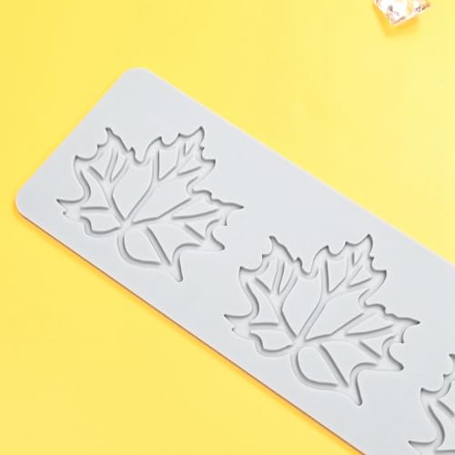 Hollow Out Maple Leaves Lace Silicone Impressing Mold Mat Fondant Cake Sugar Mould Cooking Tools Decorating Tools Diy Moulds