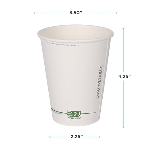 GreenStripe Disposable Paper Hot Cups (1000 Count)