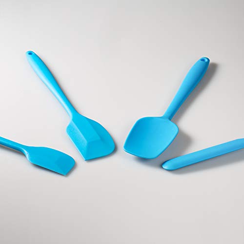 4 Piece Silicone Spatula Set with Stainless Steel Core (4 Count)