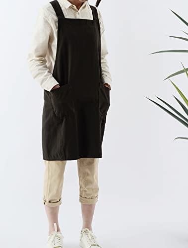Soft Cotton Linen Apron for Women