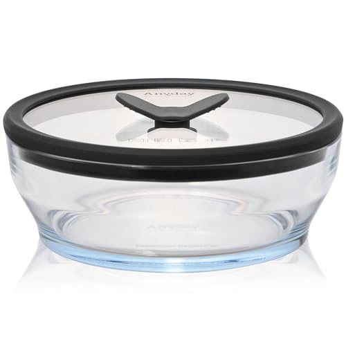 4 Cup Glass Microwave Steamer & Food Storage