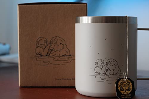 12 oz Insulated Coffee Mug with Handle & Lid