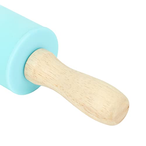 13.2in Rolling Pin Pastry Baking Mat 11.8x1.8in Large Silicone Rolling Pin Kneading Pad Baking Tool for Kitchen Restaurant School Use