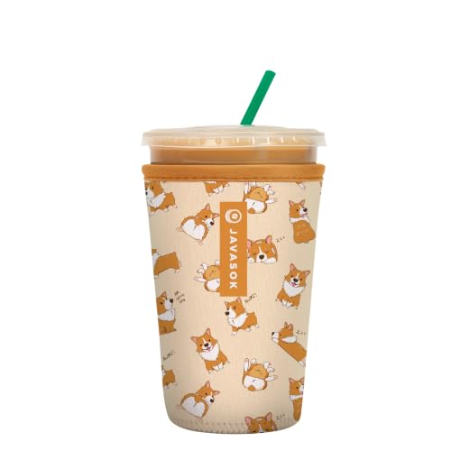 JavaSok Iced Coffee & Cold Soda Insulated Neoprene Cup Sleeve