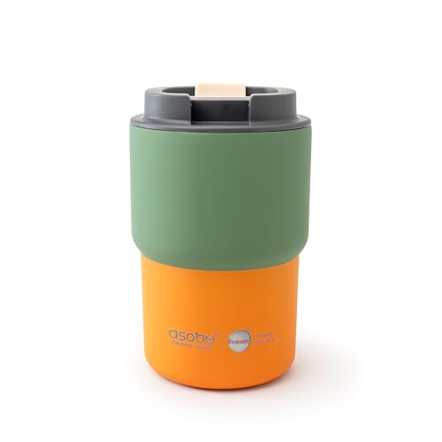 Ultimate Stainless Steel Ceramic Inner Coating Coffee Mug with Double Walled Copper Lining Insulation (12 Count)