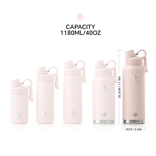 40oz Stainless Insulated Bottle with 2 Leak