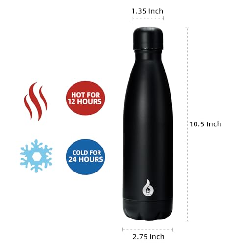 17 oz Small Insulated Water Bottle