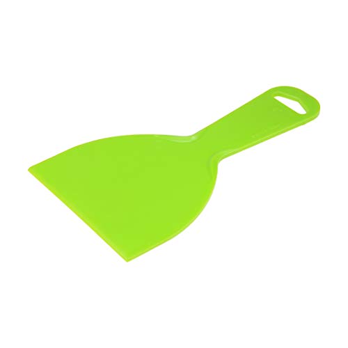 Putty Scraper 4" Plastic Flexible Putty Knives Green 2pcs (2 Count)