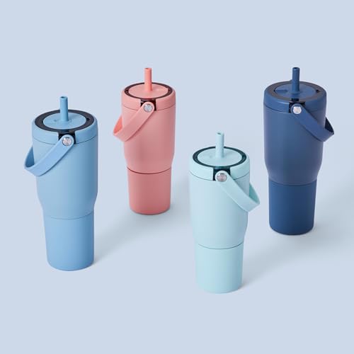 Resa 35oz 100% Leakproof Travel Tumbler with Handle & Straw
