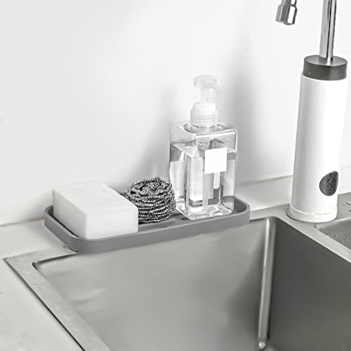Silicone Kitchen Sink Organizer Tray for Multiple Usage
