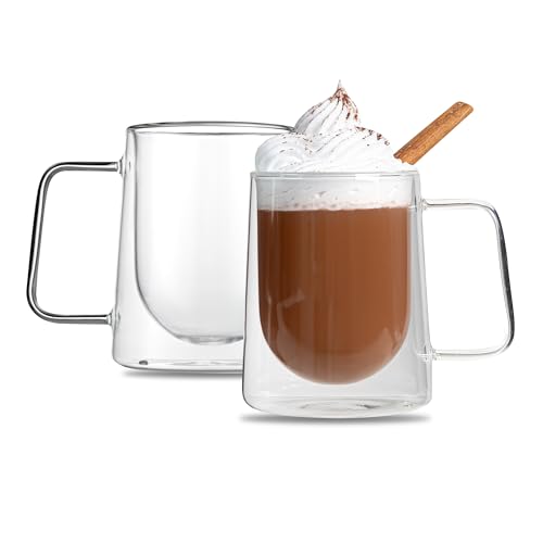 10 oz Professional Glass Coffee Mug (2 Count)