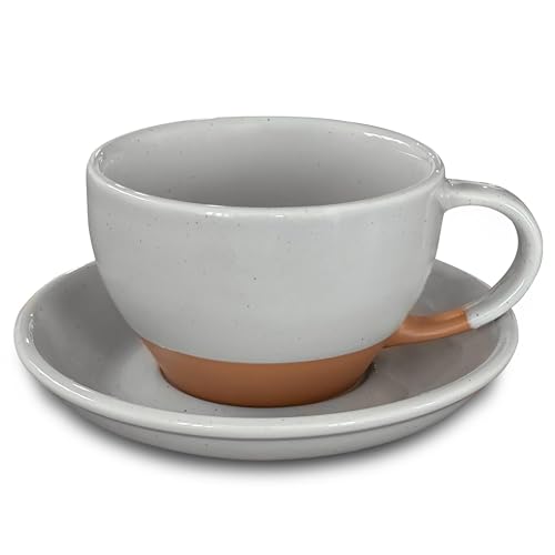 Mora Ceramic Latte Art Mug With Saucer