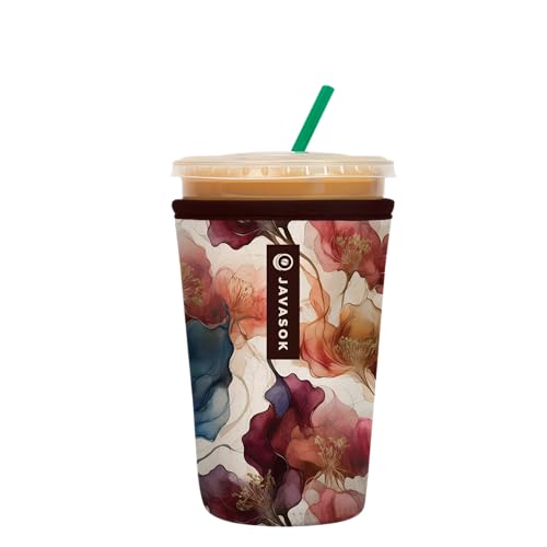 JavaSok Iced Coffee & Cold Soda Insulated Neoprene Cup Sleeve