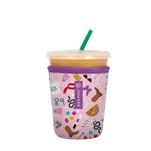 JavaSok Iced Coffee & Cold Soda Insulated Neoprene Cup Sleeve