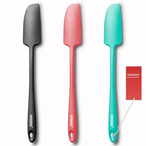3 Pack Silicone Jar Spatulas (3 Count)