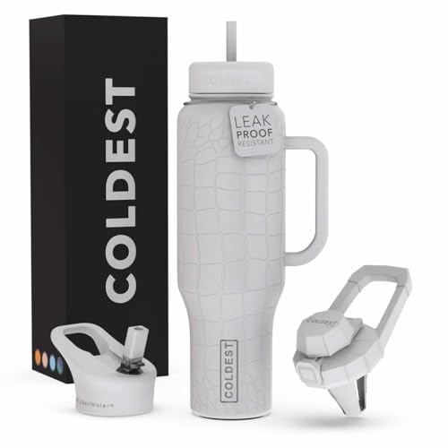 Coldest Tumbler with Handle and Straw