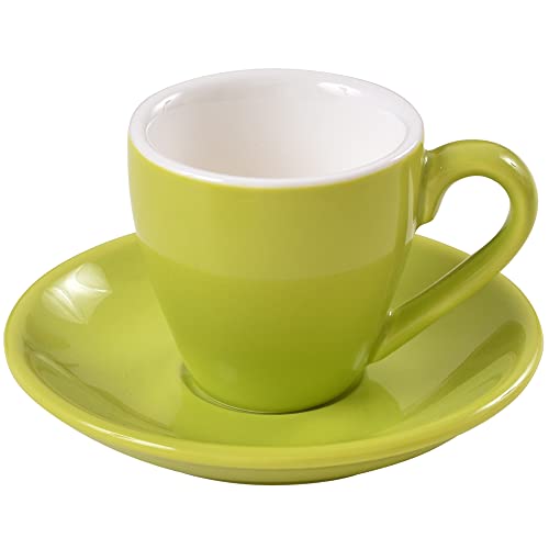 Porcelain Espresso Cup with Saucer