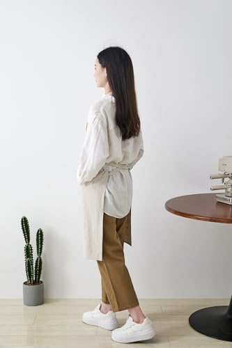 Cotton Linen Apron for Women