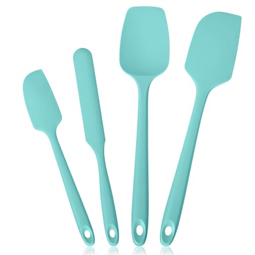 600ºF Heat Resistant Silicone Spatula Spoonula Set of 4