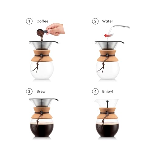 34oz Pour Over Coffee Maker