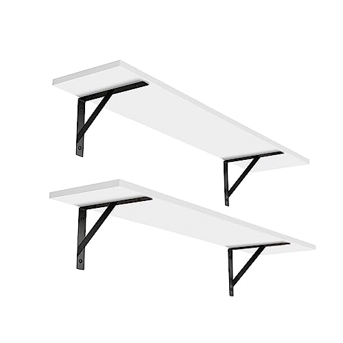 Long Wall Shelves (2 Count)