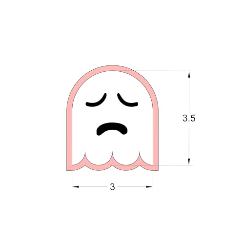 Halloween Ghost Face Cutter and Stencils Bundle (9 Count)