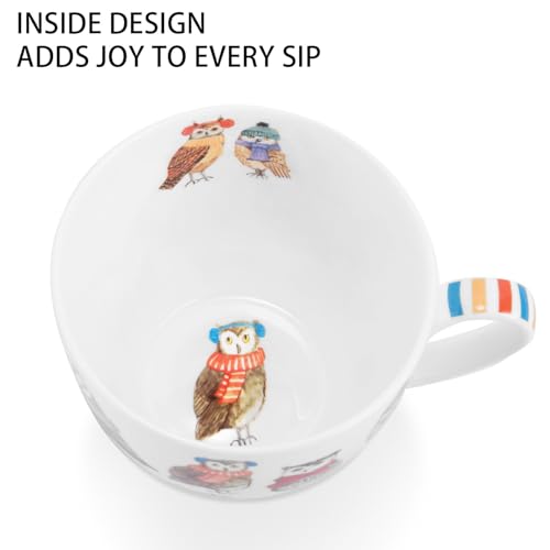 Cute Autumn Owls Coffee Mug