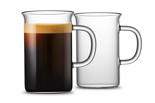 Glass Coffee Mugs (2 Count)