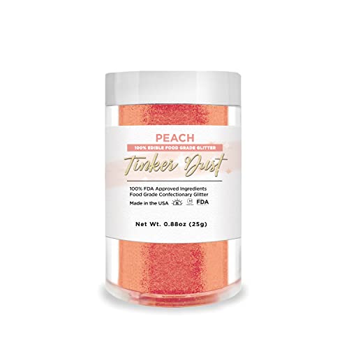 Peach Edible Glitter