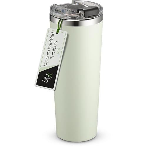 22 oz Insulated Coffee Tumbler with Leakproof Lid