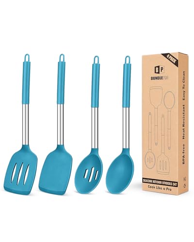 Pack of 4 Silicone Cooking Utensils Set (4 Count)