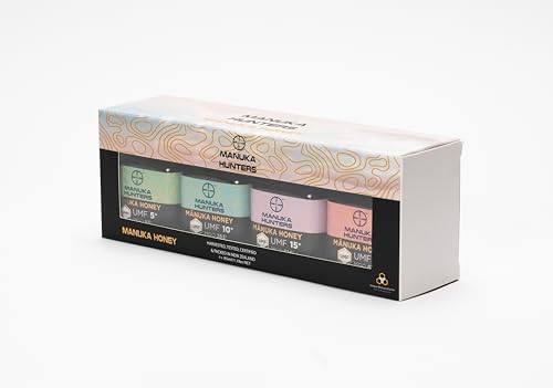 New Zealand Manuka Honey Mixed Gift Set 4 (17.6 Ounce)