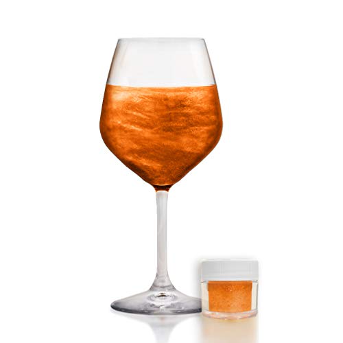 Orange BREW GLITTER Edible Glitter For Drinks