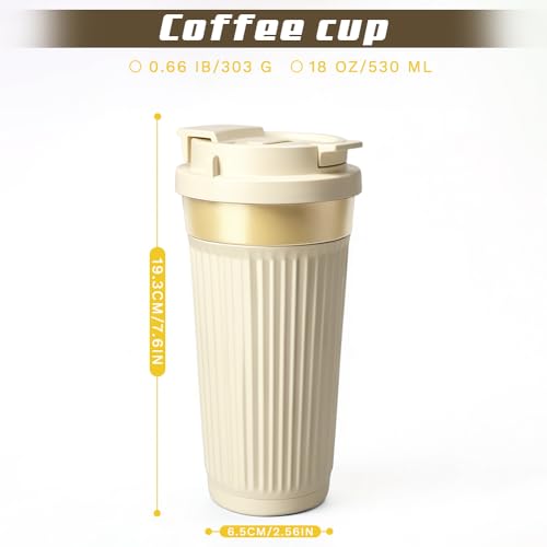 Vacuum Insulated Stainless Steel Travel Coffee Mug