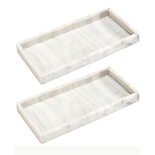 Silicone Bathroom Tray for Counter (2 Count)