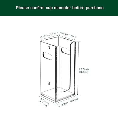 Disposable Coffee Cup Dispenser with Handles