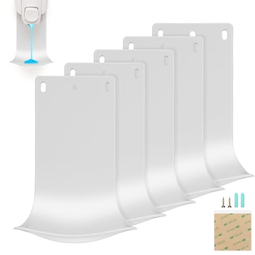 5PCS Drip Tray Wall Mount Soap Dispenser Bracket